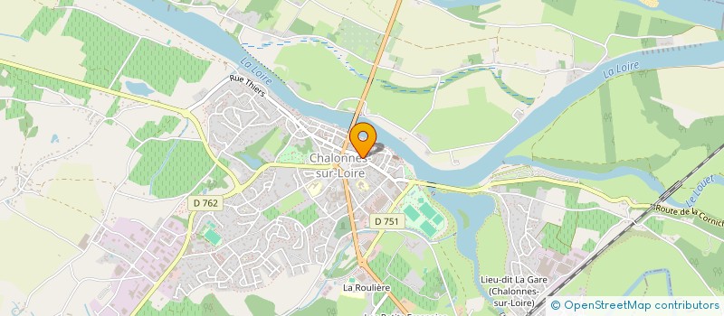 localisation de l'entreprise ATELIER DU BIJOU à CHALONNES-SUR-LOIRE