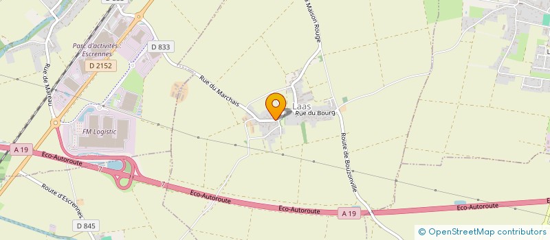 localisation de l'entreprise ATELIER DU BIJOU ET DU JOYAU à LAAS