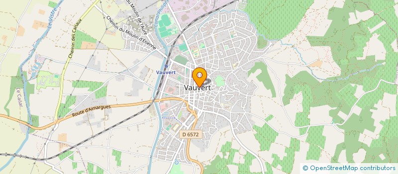 localisation de l'entreprise ATELIER DU BIJOUTIER  VAUVERT