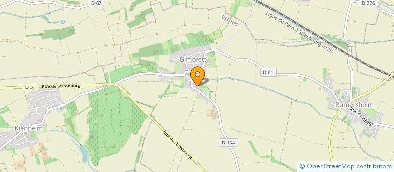 localisation de l'entreprise ATELIER DU BOIS DU KOCHERSBERG  BERSTETT