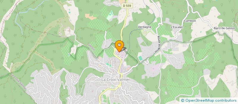 localisation de l'entreprise ATELIER DU BOIS PEINT à LA CROIX-VALMER