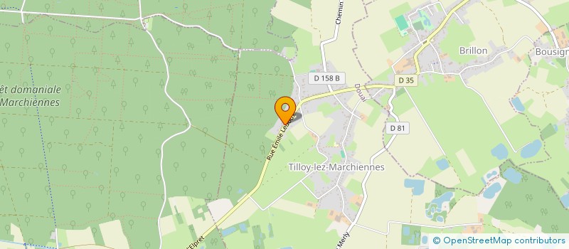 localisation de l'entreprise ATELIER DU BONHEUR  TILLOY-LEZ-MARCHIENNES