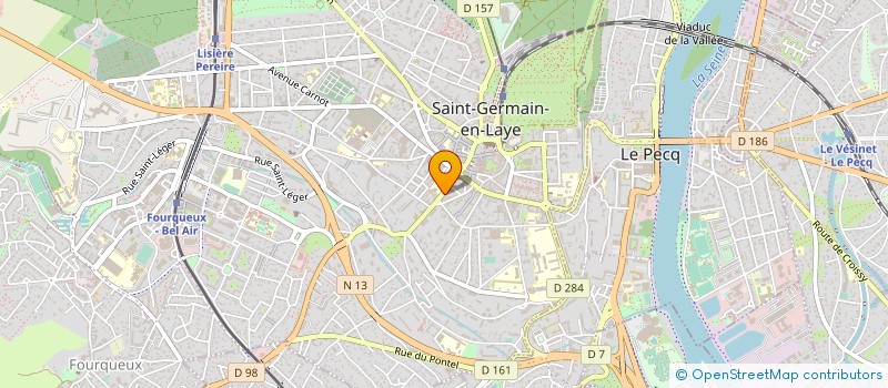 localisation de l'entreprise ATELIER DU CADRE D'OR  SAINT-GERMAIN-EN-LAYE