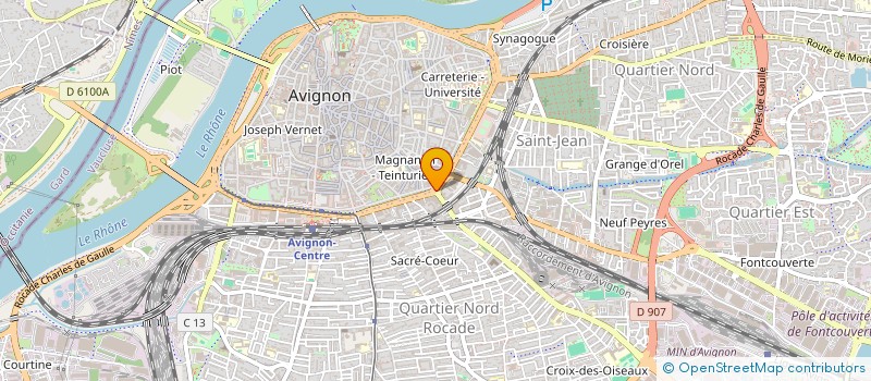 localisation de l'entreprise ATELIER DU CAPITAL  AVIGNON