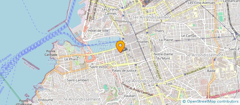 localisation de l'entreprise ATELIER DU CHOCOLAT à MARSEILLE 1ER