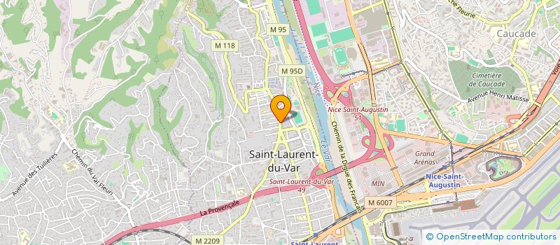 localisation de l'entreprise ATELIER DU CORDONNIER à SAINT-LAURENT-DU-VAR