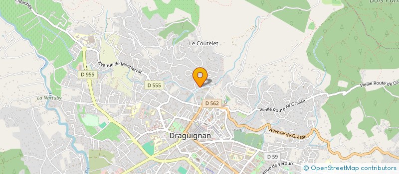 localisation de l'entreprise ATELIER DU DRAGON à DRAGUIGNAN