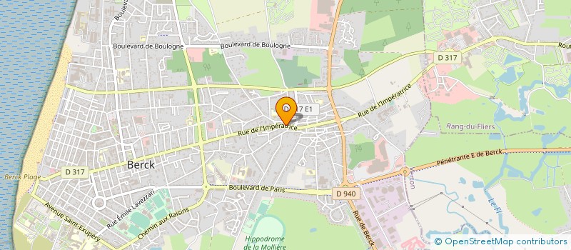 localisation de l'entreprise ATELIER DU FAUTEUIL ROULANT à BERCK