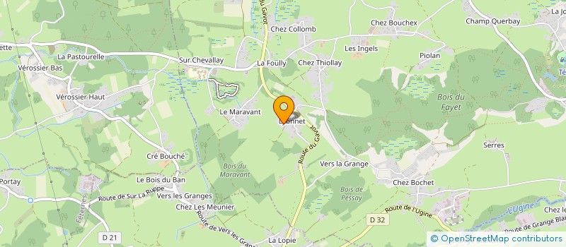 localisation de l'entreprise ATELIER DU GAVOT  SAINT-PAUL-EN-CHABLAIS