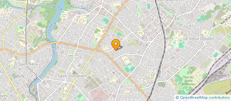 localisation de l'entreprise ATELIER DU GIBANEL à NANTES