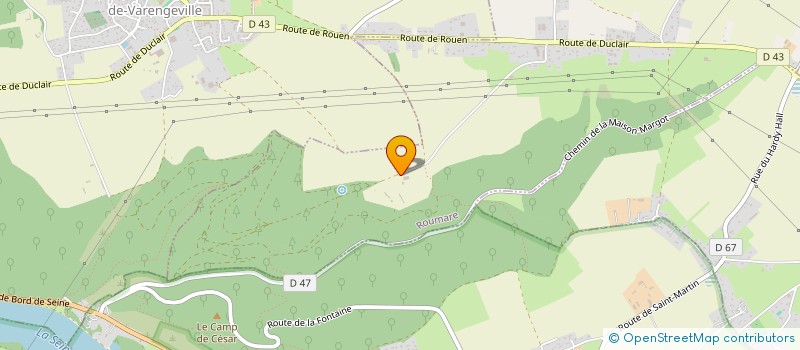 localisation de l'entreprise ATELIER DU GRAND MELMONT  ROUMARE