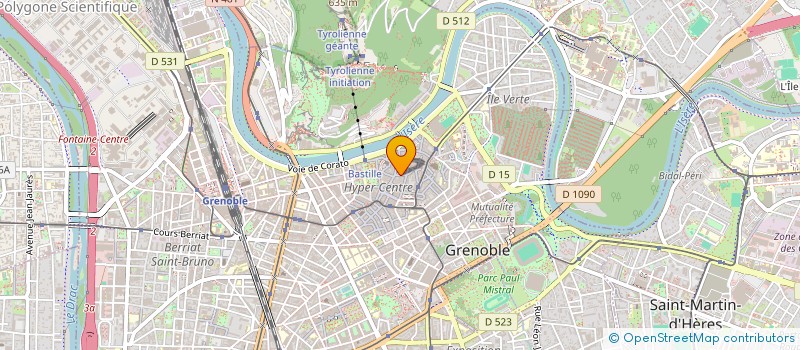 localisation de l'entreprise ATELIER DU GRAPHISME à GRENOBLE