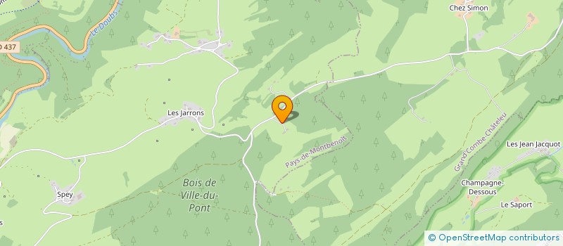 localisation de l'entreprise ATELIER DU HAUT BOIS  VILLE-DU-PONT