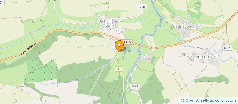 localisation de l'entreprise ATELIER DU HAUT JURA  BAINVILLE-AUX-SAULES