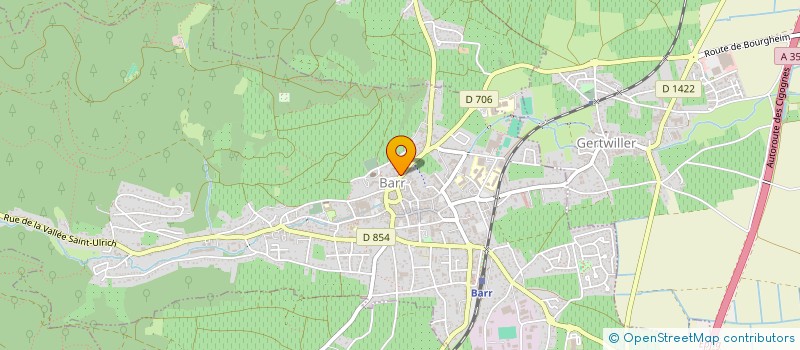 localisation de l'entreprise ATELIER DU LANDSBERG  BARR