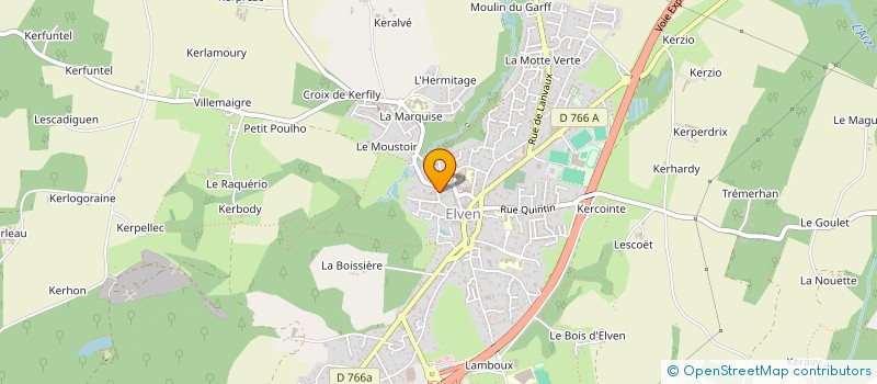 localisation de l'entreprise ATELIER DU LURIN  ELVEN