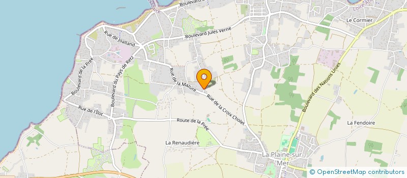 localisation de l'entreprise ATELIER DU MACON  LA PLAINE-SUR-MER