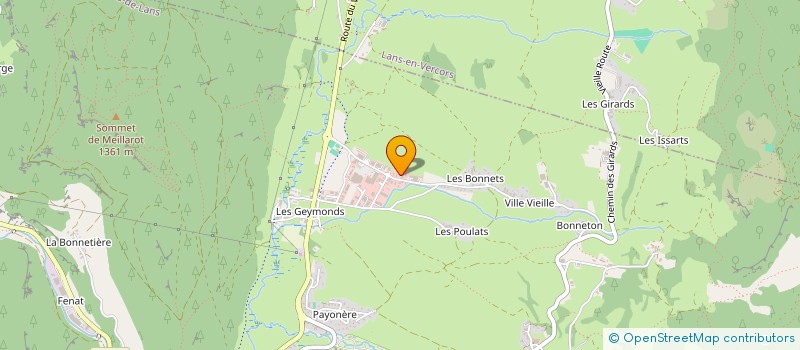 localisation de l'entreprise ATELIER DU MENAGE VERCORS  VILLARD-DE-LANS