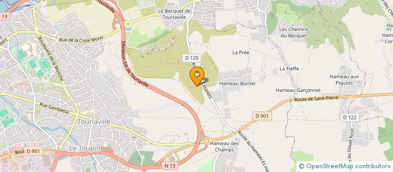 localisation de l'entreprise ATELIER DU MESNIL  LE MESNIL-AU-VAL