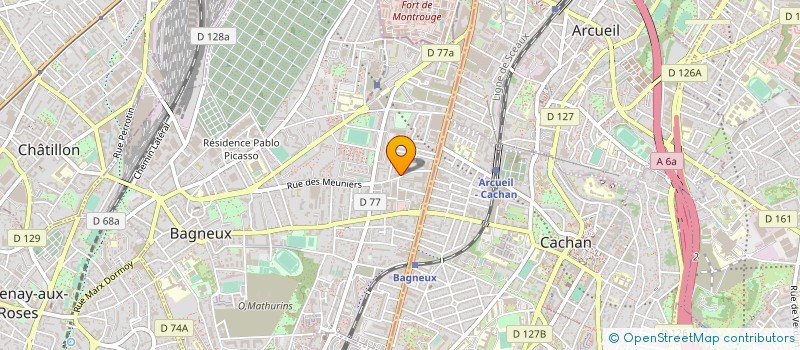 localisation de l'entreprise ATELIER DU MEUBLE à BAGNEUX