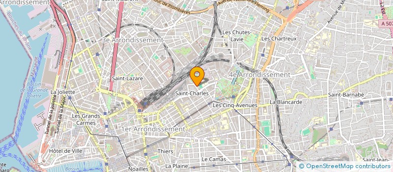 localisation de l'entreprise ATELIER DU MOUVEMENT à MARSEILLE