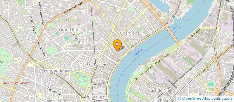 localisation de l'entreprise ATELIER DU NET  BORDEAUX