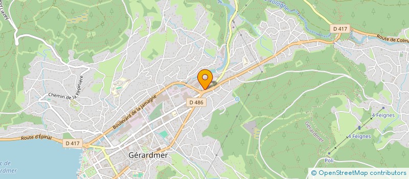 localisation de l'entreprise ATELIER DU NETTOYAGE à GERARDMER