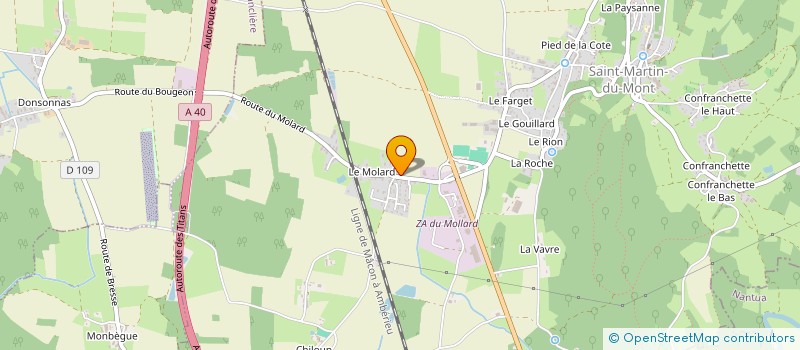 localisation de l'entreprise ATELIER DU PAVILLON EURL  SAINT-MARTIN-DU-MONT