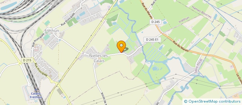 localisation de l'entreprise ATELIER DU PAYSAGE  NIELLES-LES-CALAIS