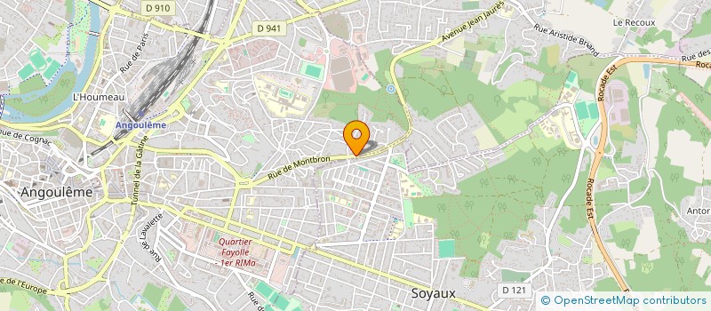 localisation de l'entreprise ATELIER DU PLAN B à ANGOULEME