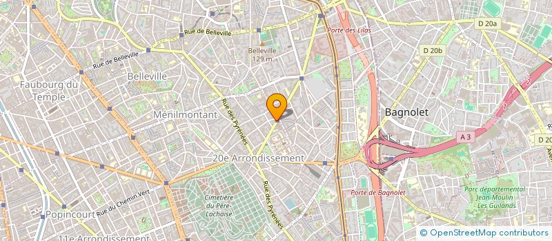 localisation de l'entreprise ATELIER DU POLLET  PARIS