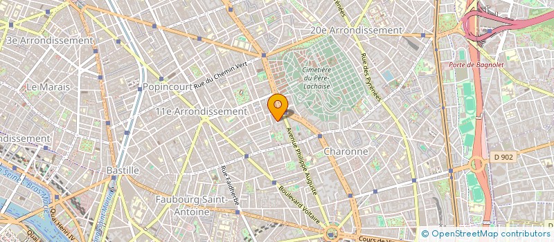 localisation de l'entreprise ATELIER DU PONT ARCHITECTES ASSOCIES  PARIS