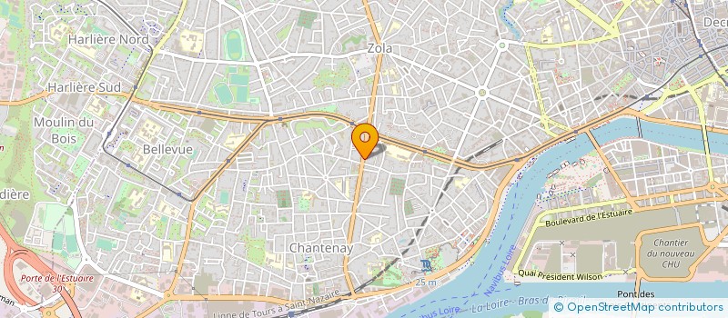 localisation de l'entreprise ATELIER DU QUATUOR  NANTES