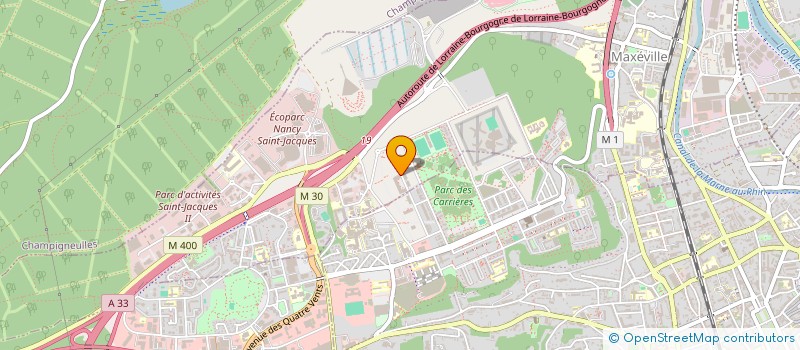 localisation de l'entreprise ATELIER DU REMPART  MAXEVILLE