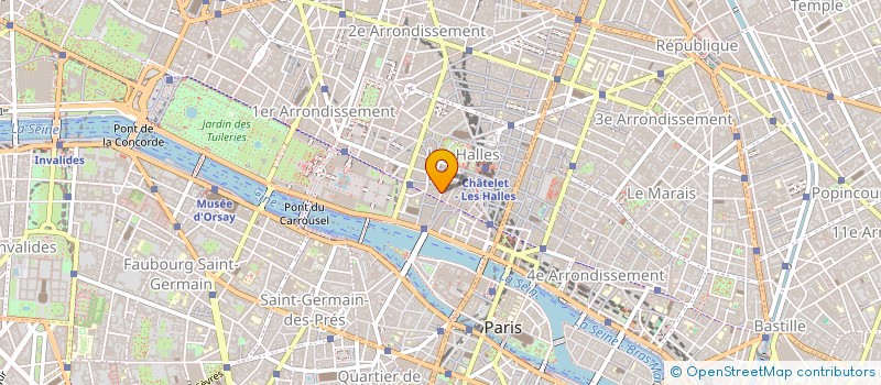 localisation de l'entreprise ATELIER DU ROULE à PARIS