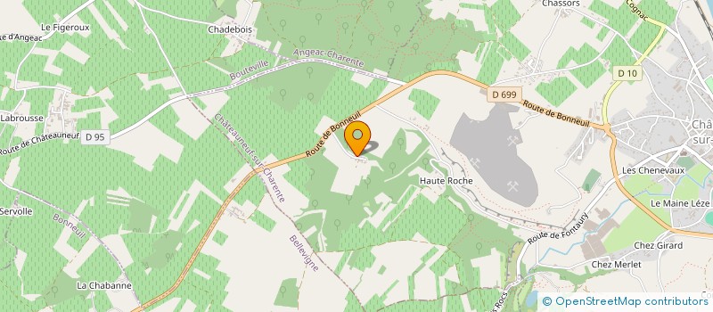 localisation de l'entreprise ATELIER DU SABLIER à CHATEAUNEUF-SUR-CHARENTE