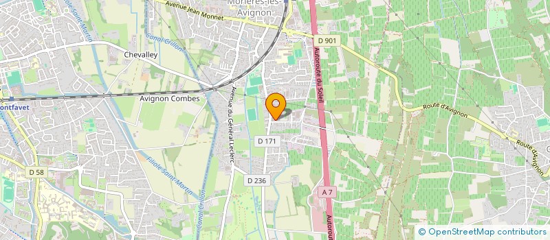 localisation de l'entreprise ATELIER DU SAGITTAIRE à MORIERES-LES-AVIGNON