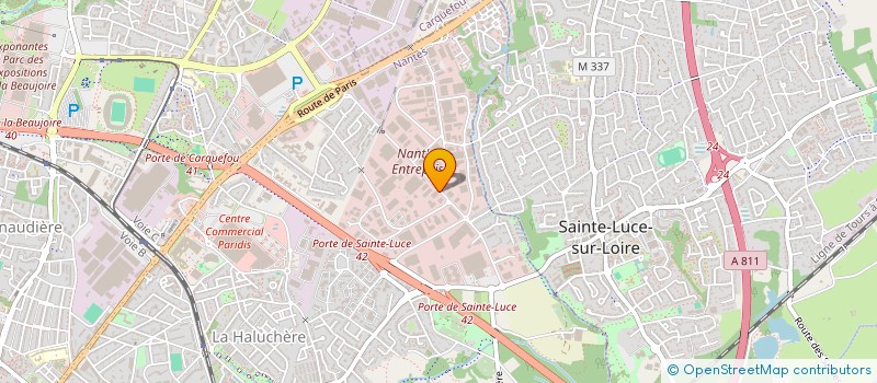 localisation de l'entreprise ATELIER DU SIEGE à NANTES