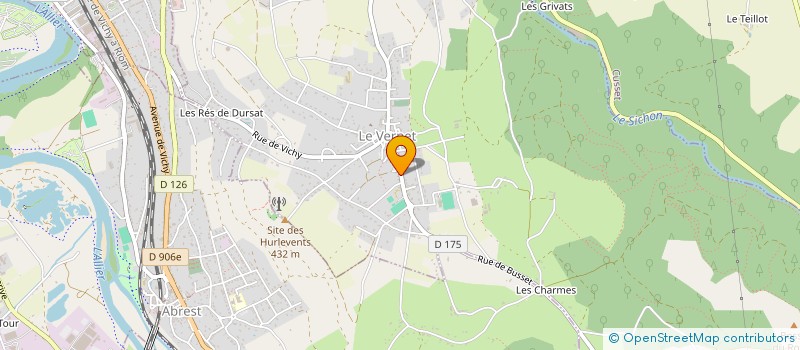 localisation de l'entreprise ATELIER DU SOBIER à LE VERNET