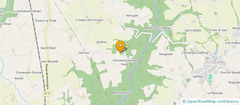 localisation de l'entreprise ATELIER DU SOLEIL  PLOUBEZRE