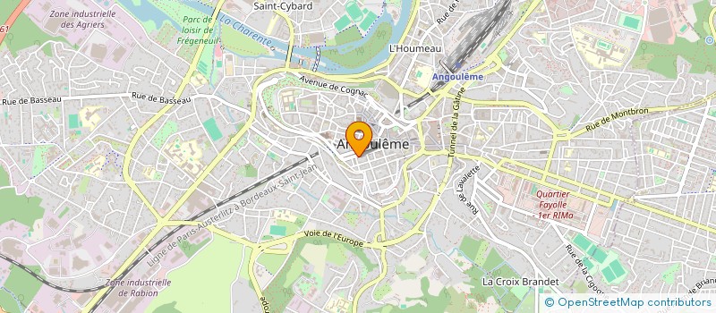 localisation de l'entreprise ATELIER DU TRAIT à ANGOULEME