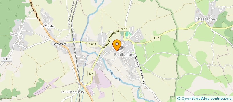 localisation de l'entreprise ATELIER DU VAL DE SENOUIRE à PAULHAGUET
