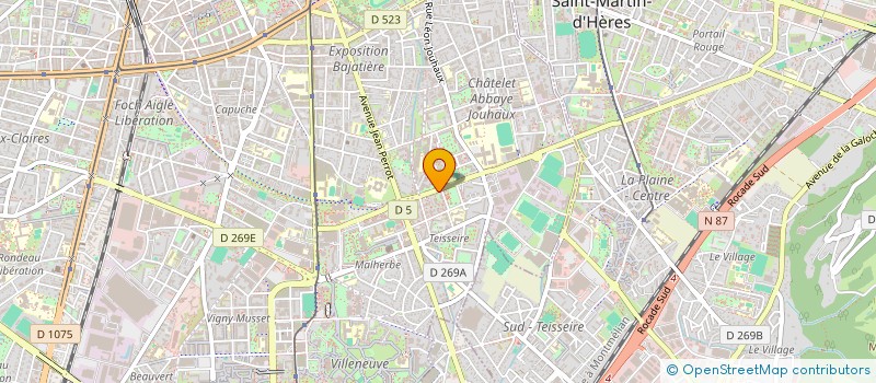 localisation de l'entreprise ATELIER DU VELO GRENOBLOIS à GRENOBLE