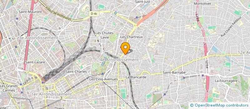 localisation de l'entreprise ATELIER DU VITRAIL CASSIOPEE  MARSEILLE