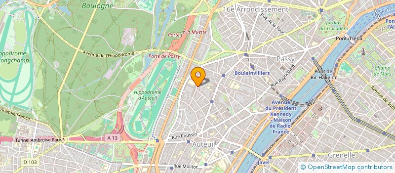 localisation de l'entreprise ATELIER DU VOYAGE à PARIS