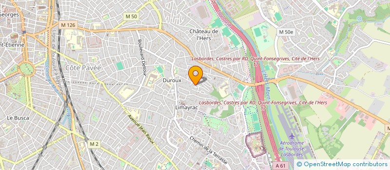 localisation de l'entreprise ATELIER DU YOGA  TOULOUSE