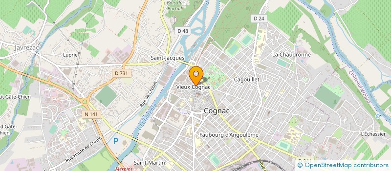localisation de l'entreprise ATELIER DUPLESSIS à COGNAC
