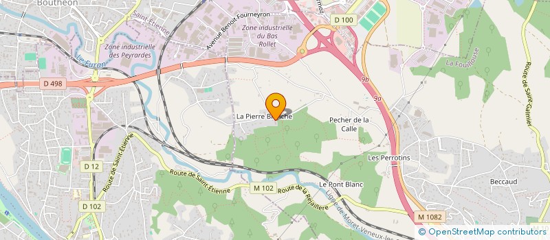 localisation de l'entreprise ATELIER DUPONT  LA FOUILLOUSE