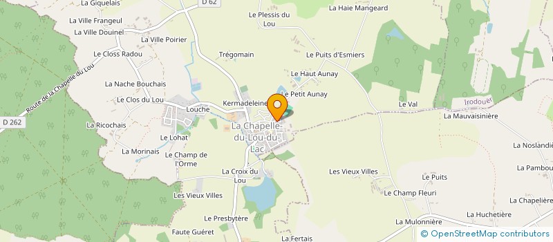 localisation de l'entreprise ATELIER E&L DESIGN  LA CHAPELLE DU LOU DU LAC