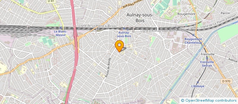localisation de l'entreprise ATELIER ECHANGE à AULNAY-SOUS-BOIS